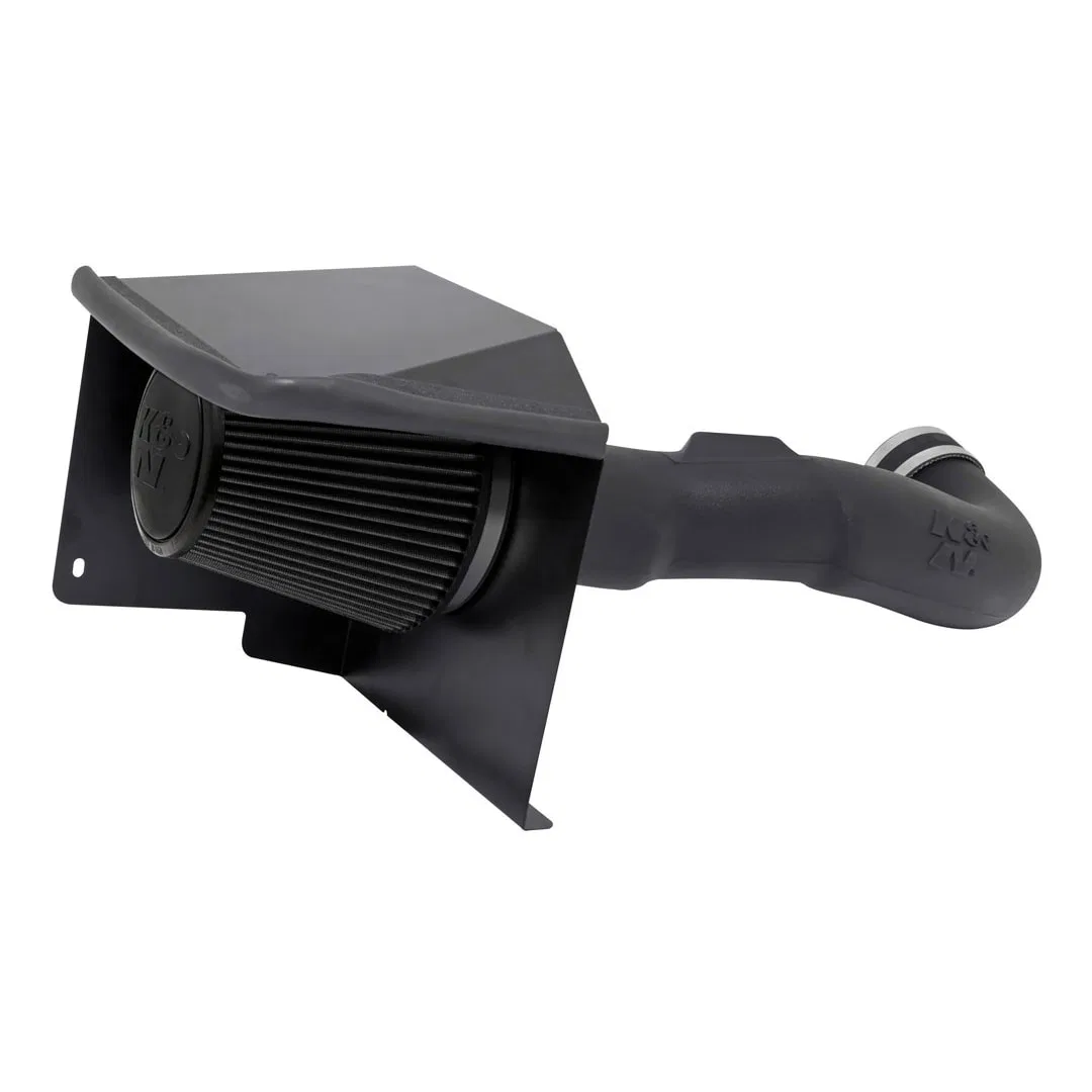 30-3070 – K&N FILTER Cold Air Intake, Black Polyethylene Tube Black Filter With Heat Shield